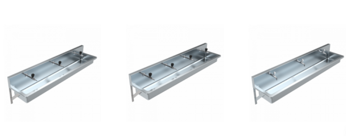 stainless steel troughs